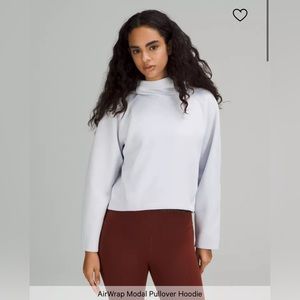 Lululemon AirWrap Modal Pullover Hoodie in Black